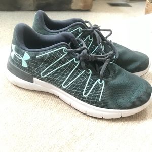 Under Armour Grey and Blue Shoe